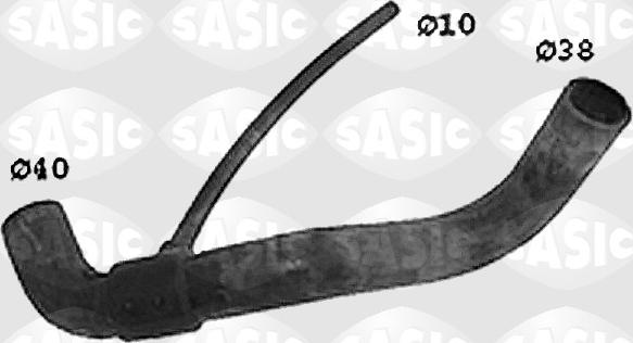 Sasic SWH4186 - Radiator Hose parts5.com