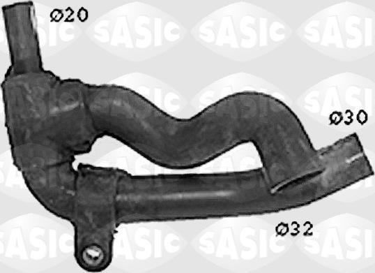 Sasic SWH4266 - Radiator Hose parts5.com