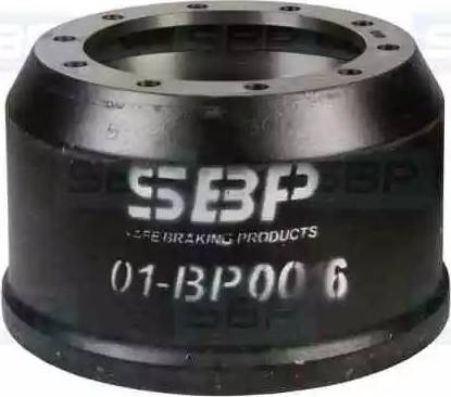 SBP 01-BP006 - Tambor de freno parts5.com