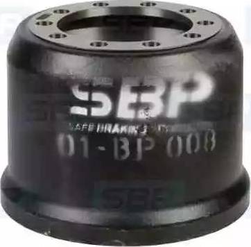 SBP 01-BP008 - Tambor de freno parts5.com