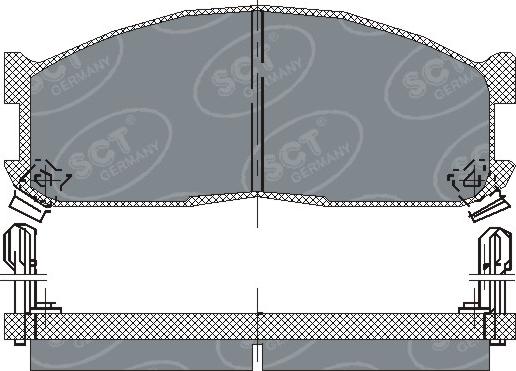 TRW GDB737S - Brake Pad Set, disc brake parts5.com