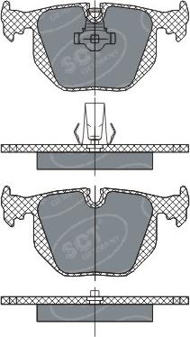 GMC 2148703 - Тормозные колодки, дисковые, комплект parts5.com