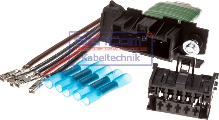 SenCom 10208-S - Kit repar. cables, ventil. calef. habitáculo (precal. motor) parts5.com