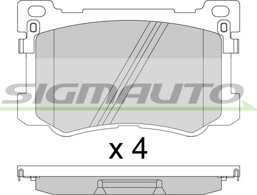 Hyundai 58101-B1A11 - Тормозные колодки, дисковые, комплект parts5.com