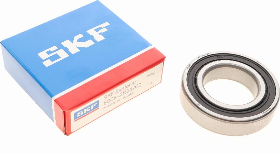 SKF 6006-2RS1/C3 - Подвеска, карданный вал parts5.com