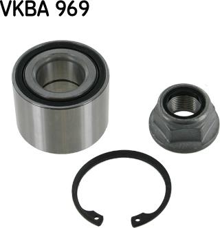 SKF VKBA 969 - Комплект подшипника ступицы колеса parts5.com