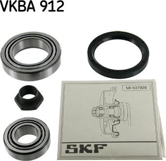 SKF VKBA 912 - Комплект подшипника ступицы колеса parts5.com