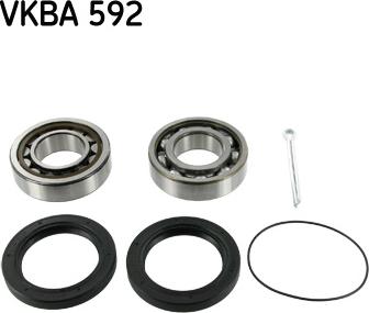 SKF VKBA 592 - Комплект подшипника ступицы колеса parts5.com