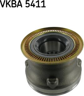 SKF VKBA 5411 - Комплект подшипника ступицы колеса parts5.com