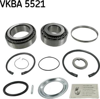 SKF VKBA 5521 - Комплект подшипника ступицы колеса parts5.com