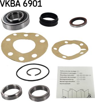 SKF VKBA 6901 - Комплект подшипника ступицы колеса parts5.com