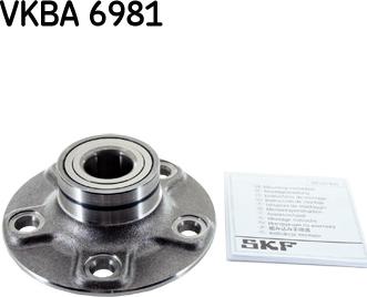 SKF VKBA 6981 - Комплект подшипника ступицы колеса parts5.com