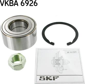 SKF VKBA 6926 - Комплект подшипника ступицы колеса parts5.com