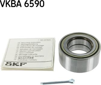 SKF VKBA 6590 - Комплект подшипника ступицы колеса parts5.com