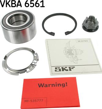 SKF VKBA 6561 - Комплект подшипника ступицы колеса parts5.com