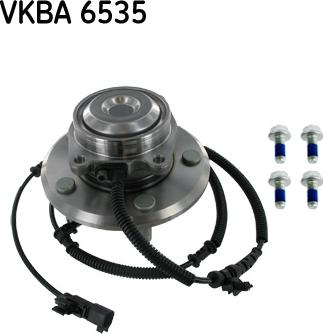 SKF VKBA 6535 - Комплект подшипника ступицы колеса parts5.com