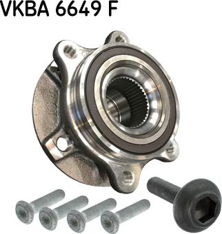 SKF VKBA 6649 F - Комплект подшипника ступицы колеса parts5.com