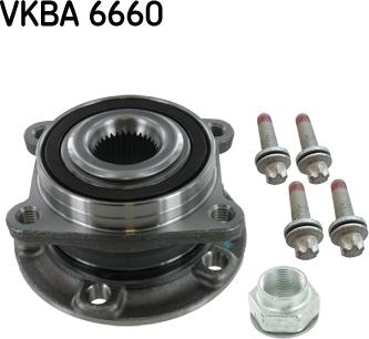 SKF VKBA 6660 - Комплект подшипника ступицы колеса parts5.com