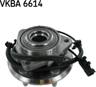 SKF VKBA 6614 - Комплект подшипника ступицы колеса parts5.com