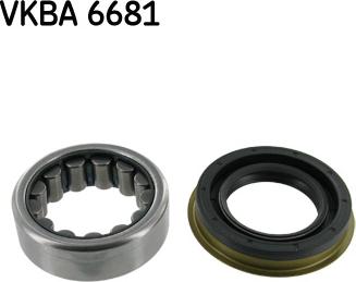 SKF VKBA 6681 - Комплект подшипника ступицы колеса parts5.com