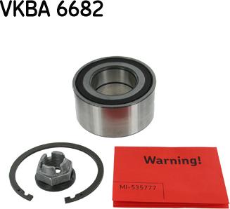 SKF VKBA 6682 - Комплект подшипника ступицы колеса parts5.com