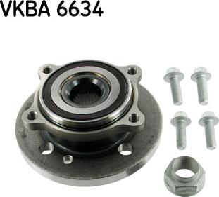 SKF VKBA 6634 - Комплект подшипника ступицы колеса parts5.com