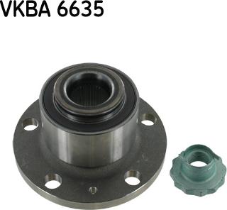 SKF VKBA 6635 - Комплект подшипника ступицы колеса parts5.com