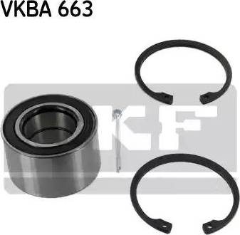 SKF VKBA 663 - Комплект подшипника ступицы колеса parts5.com