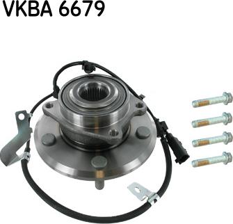 SKF VKBA 6679 - Комплект подшипника ступицы колеса parts5.com