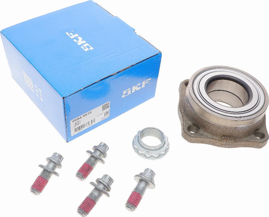 SKF VKBA 6670 - Комплект подшипника ступицы колеса parts5.com