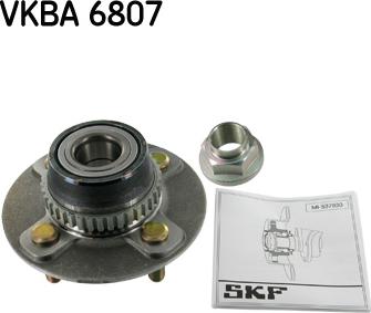 SKF VKBA 6807 - Ступица колеса, поворотный кулак parts5.com