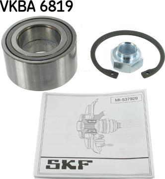 SKF VKBA 6819 - Комплект подшипника ступицы колеса parts5.com