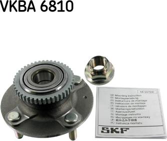 SKF VKBA 6810 - Ступица колеса, поворотный кулак parts5.com