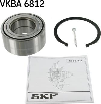 SKF VKBA 6812 - Комплект подшипника ступицы колеса parts5.com