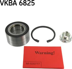 SKF VKBA 6825 - Комплект подшипника ступицы колеса parts5.com
