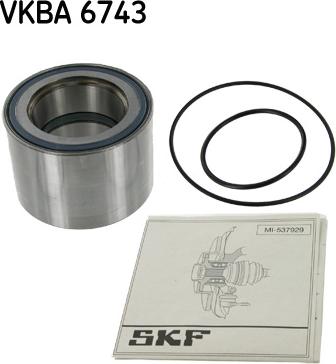 SKF VKBA 6743 - Комплект подшипника ступицы колеса parts5.com