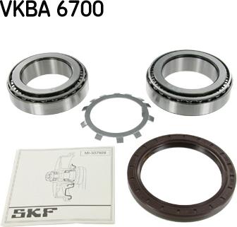 SKF VKBA 6700 - Комплект подшипника ступицы колеса parts5.com