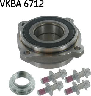 SKF VKBA 6712 - Wheel hub, bearing Kit parts5.com