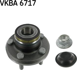 SKF VKBA 6717 - Комплект подшипника ступицы колеса parts5.com