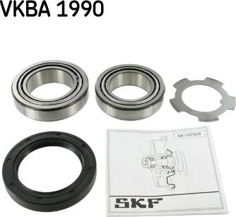 SKF VKBA 1990 - Комплект подшипника ступицы колеса parts5.com