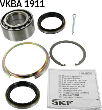 SKF VKBA 1911 - Комплект подшипника ступицы колеса parts5.com