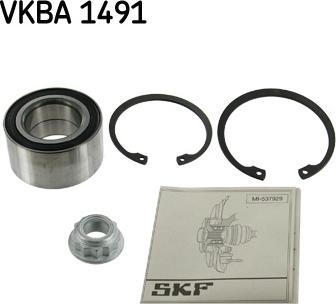 SKF VKBA 1491 - Комплект подшипника ступицы колеса parts5.com