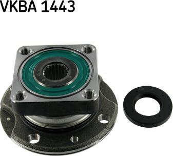 SKF VKBA 1443 - Комплект подшипника ступицы колеса parts5.com