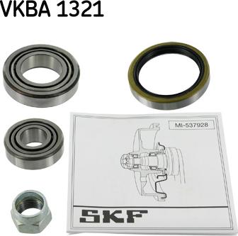 SKF VKBA 1321 - Комплект подшипника ступицы колеса parts5.com