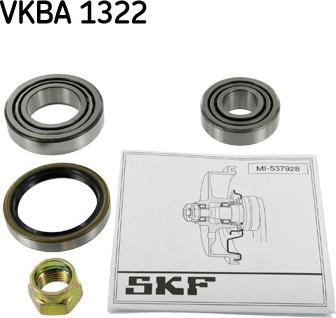 SKF VKBA 1322 - Wheel hub, bearing Kit parts5.com