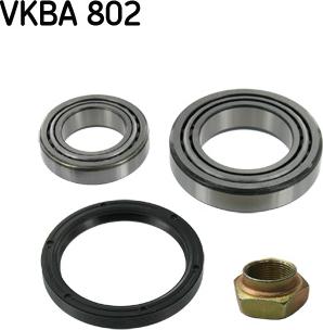 SKF VKBA 802 - Комплект подшипника ступицы колеса parts5.com