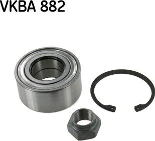 SKF VKBA 882 - Комплект подшипника ступицы колеса parts5.com