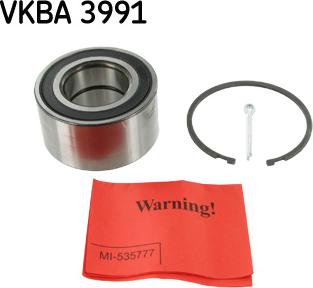 SKF VKBA 3991 - Комплект подшипника ступицы колеса parts5.com