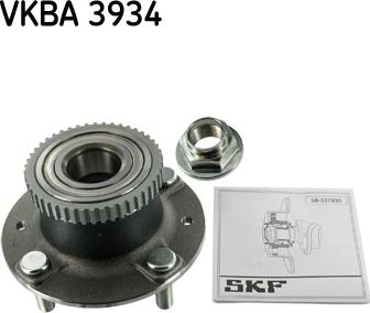 SKF VKBA 3934 - Комплект подшипника ступицы колеса parts5.com