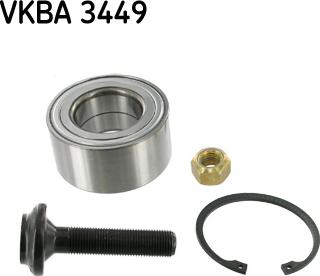 SKF VKBA 3449 - Комплект подшипника ступицы колеса parts5.com